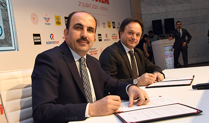 KONYARAY Banliyö Hattı’nda imzalar atıldı