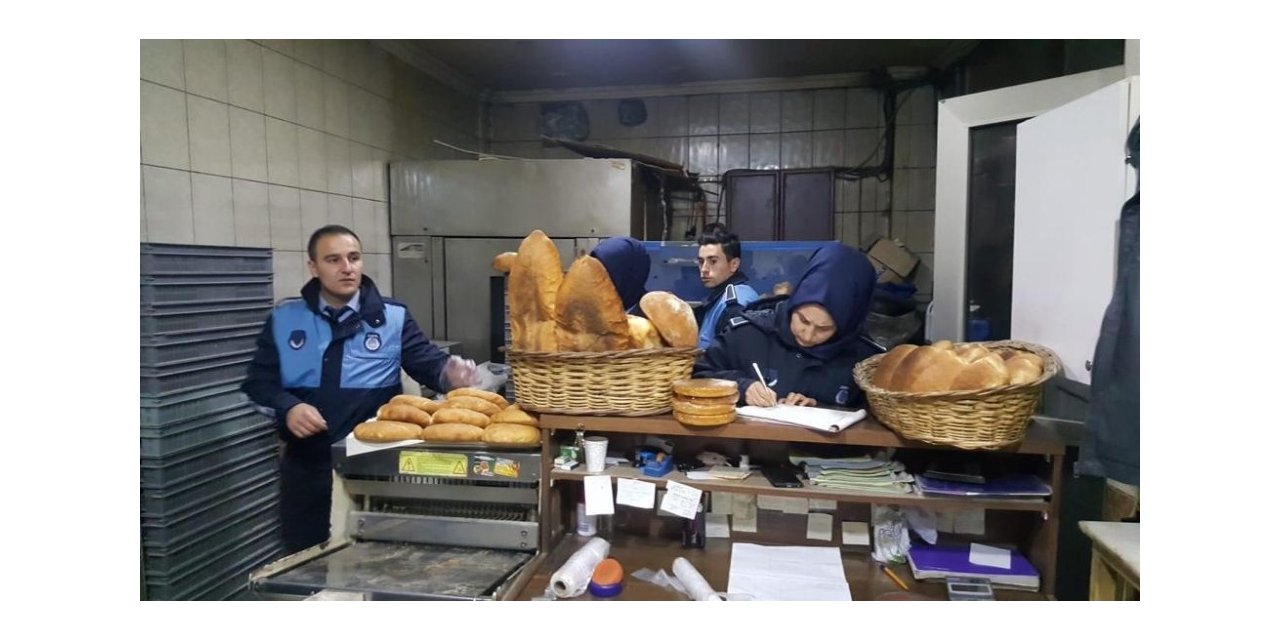 Zabıtadan fırınlara gece baskını