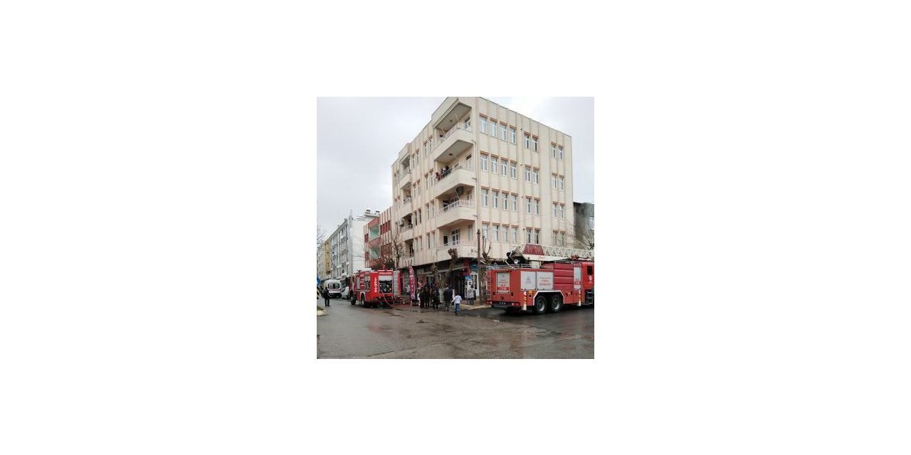 İkamet yangınında 1 kişi dumandan etkilendi