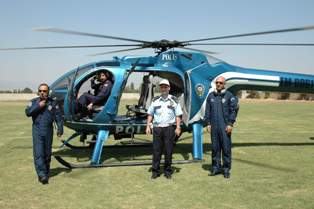 Emniyetten helikopterli trafik denetimi