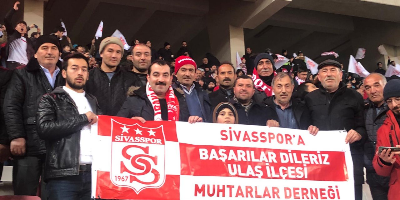 Ulaş ve Şarkışla'dan Sivasspor'a destek