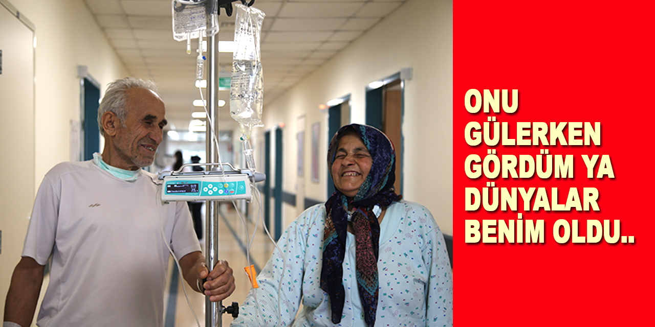 44 yıllık eşini, böbreğiyle hayata bağladı