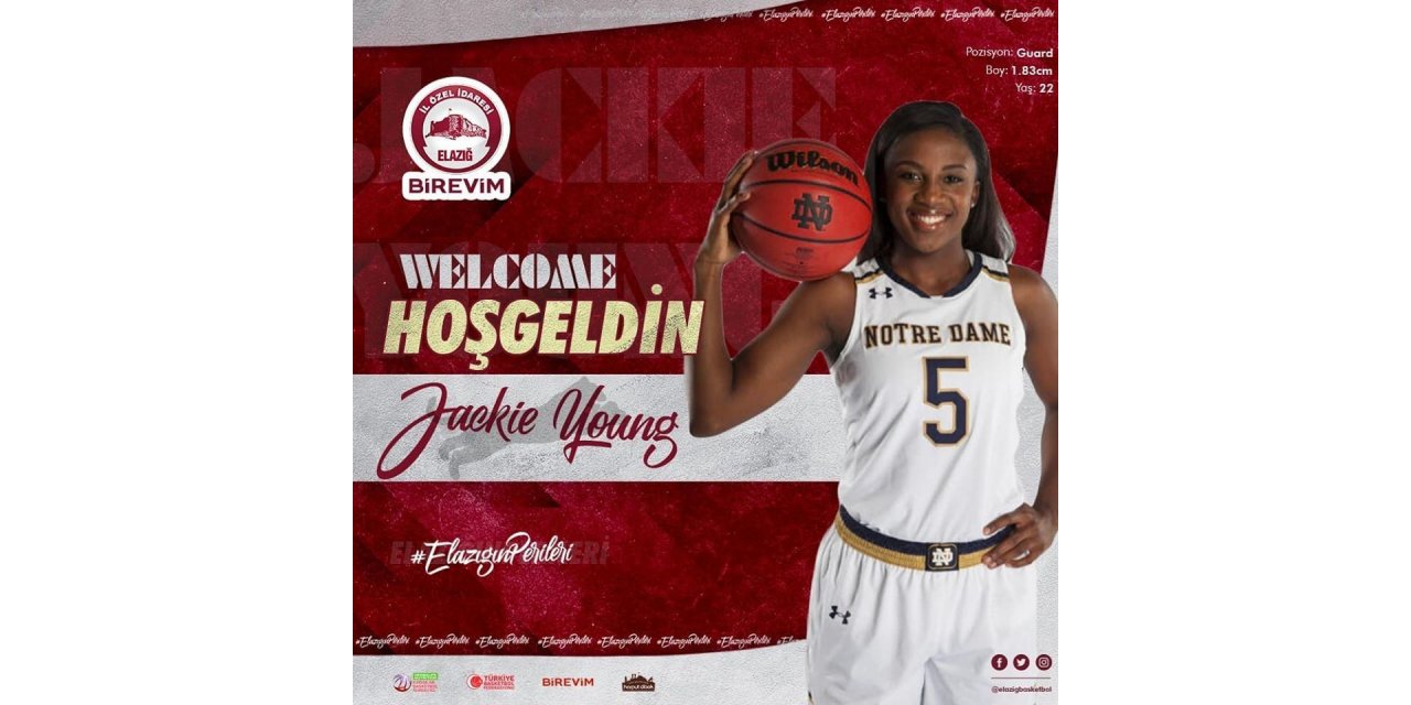 Elazığ İl Özel İdare Kadın Basketbol Takımı, Jackie Young’u transfer etti