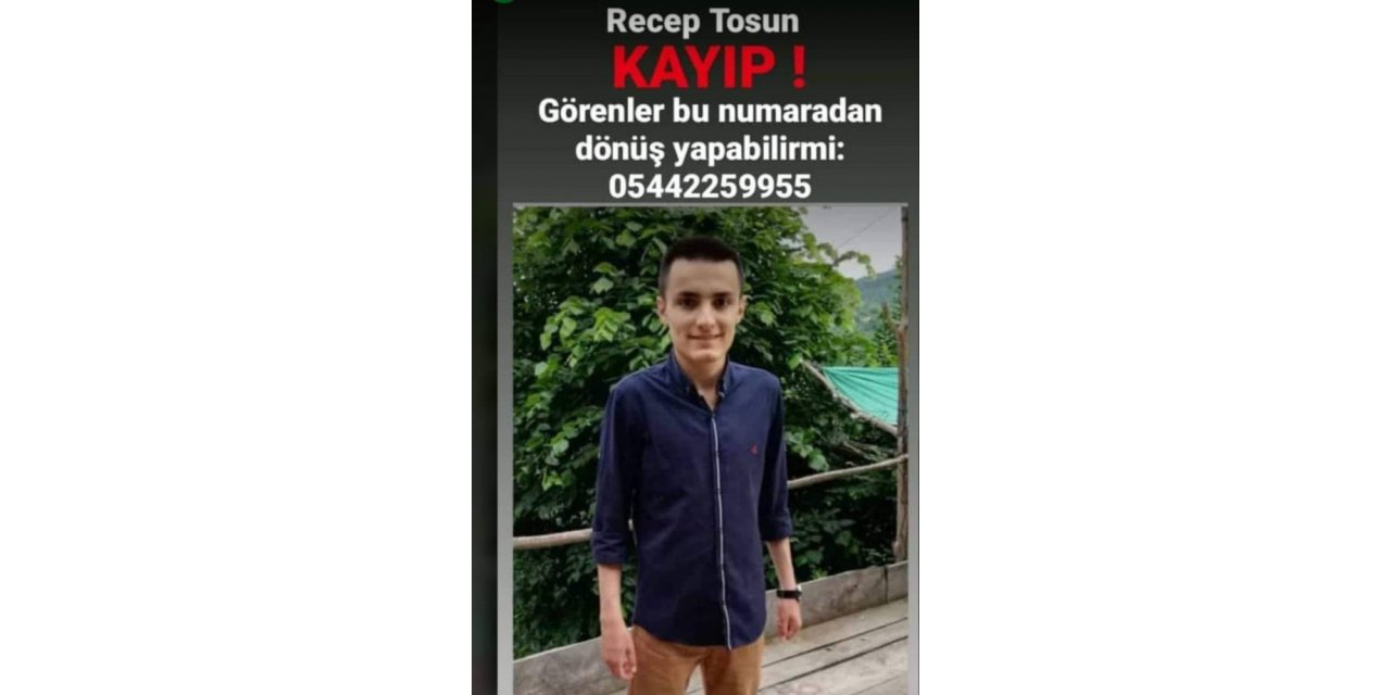 Kayıp genç her yerde aranıyor
