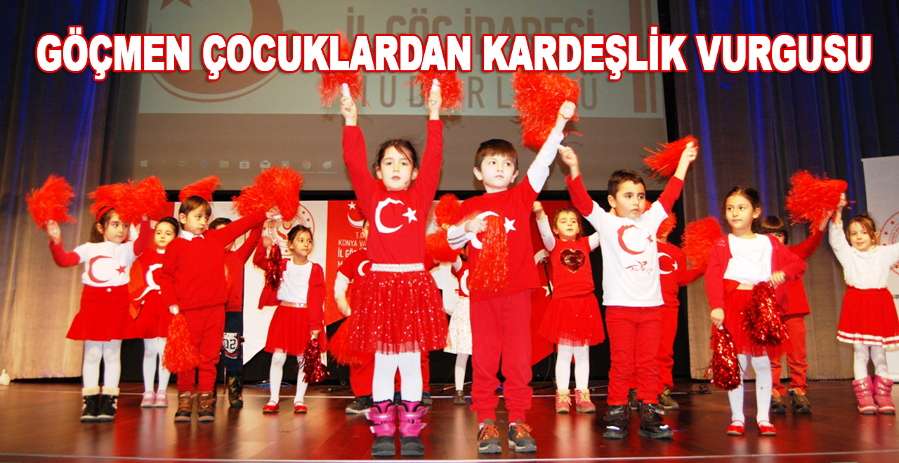 Göçmen çocuklardan Anadil Günü'nde kardeşlik vurgusu