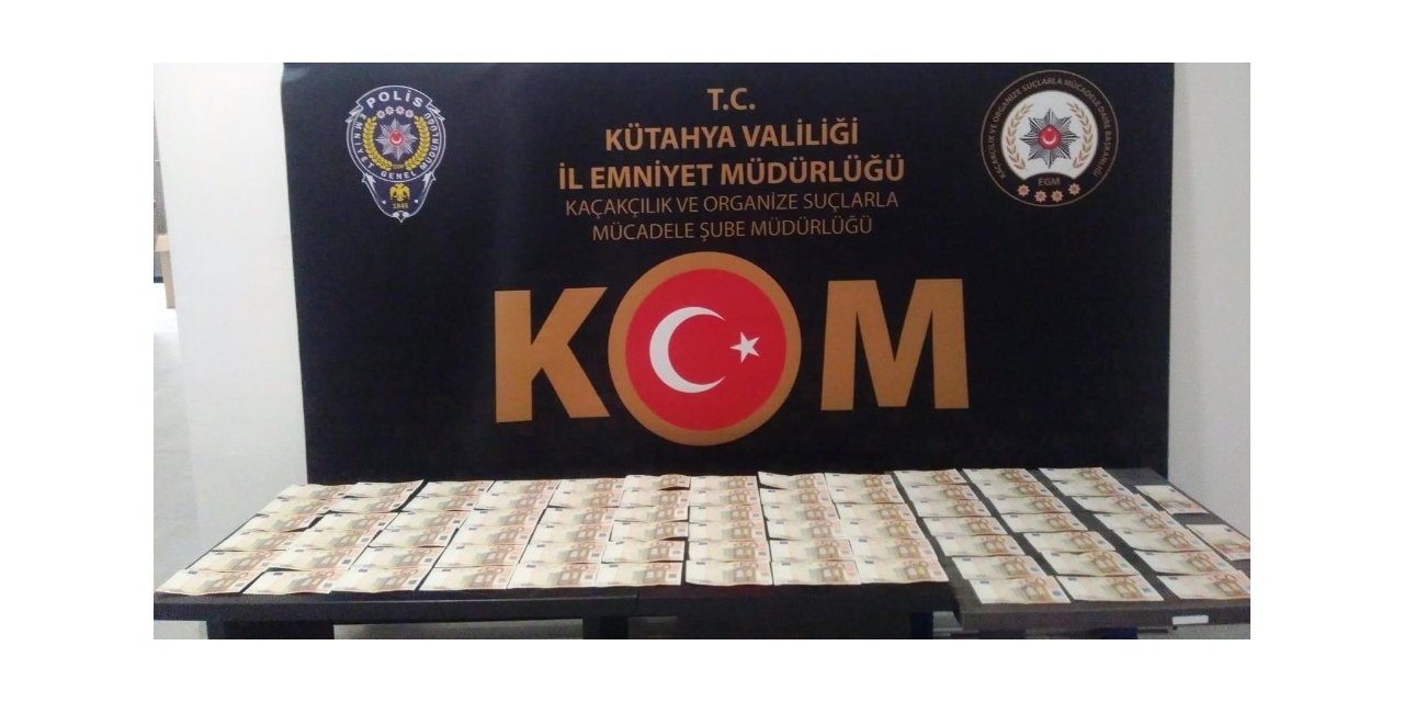 Kütahya’da sahte euro operasyonu