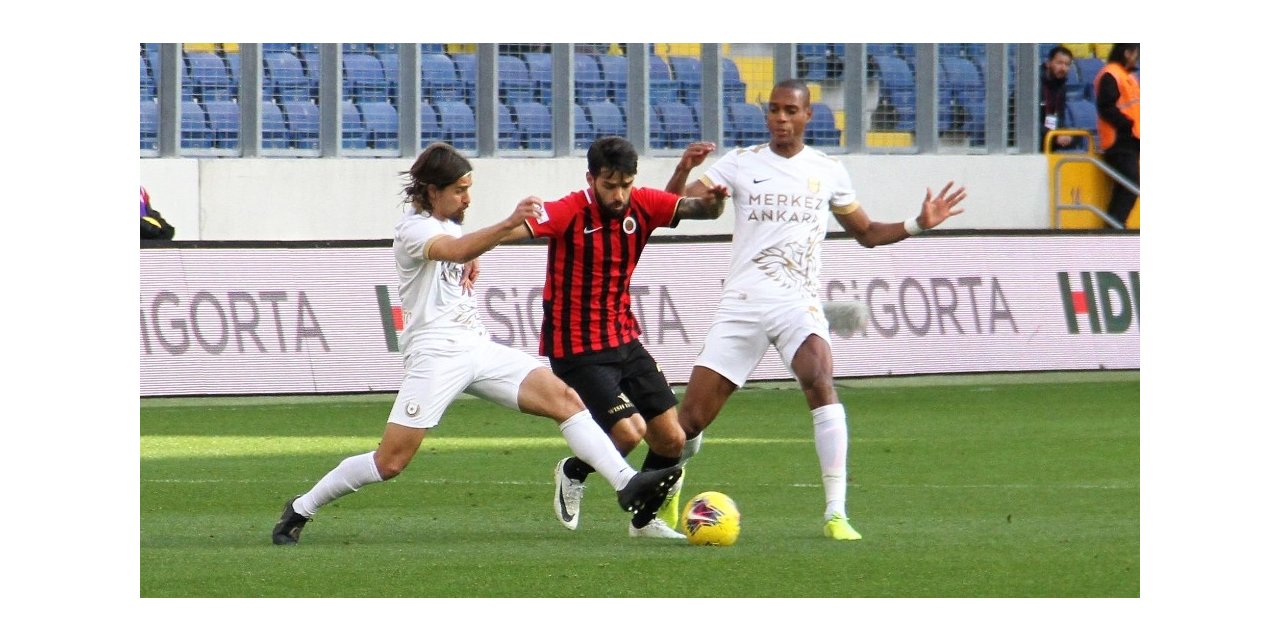 Süper Lig: Gençlerbirliği: 0 - MKE Ankaragücü: 0 (İlk yarı)