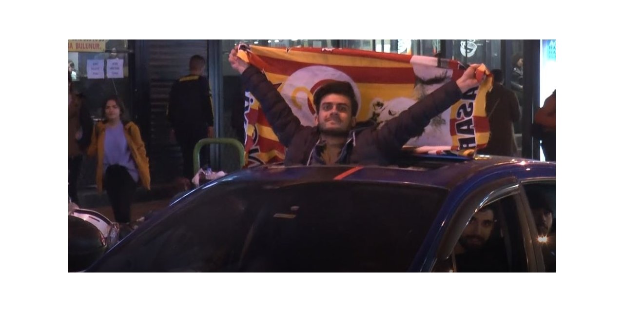 Galatasaray’ın galibiyeti Gaziantep’te coşkuyla kutlandı