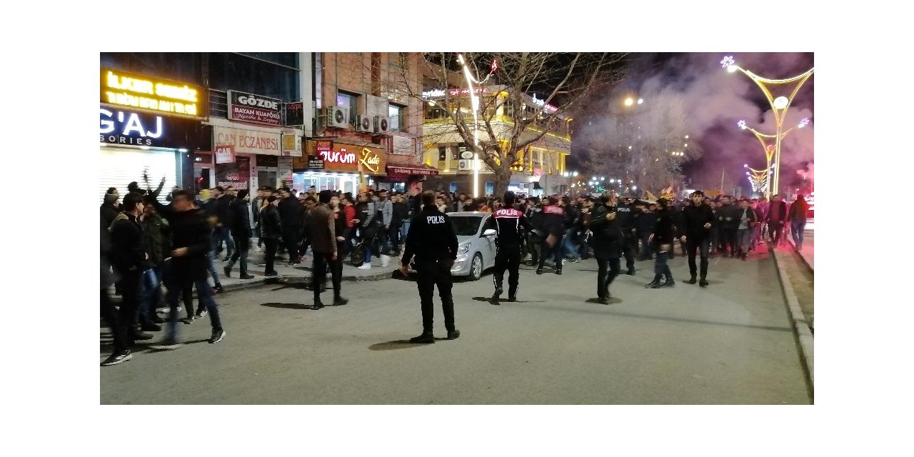Erzincan’da derbi maçın ardından gerilim