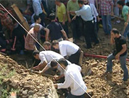 Göçükteki iki işçi hayatını kaybetti