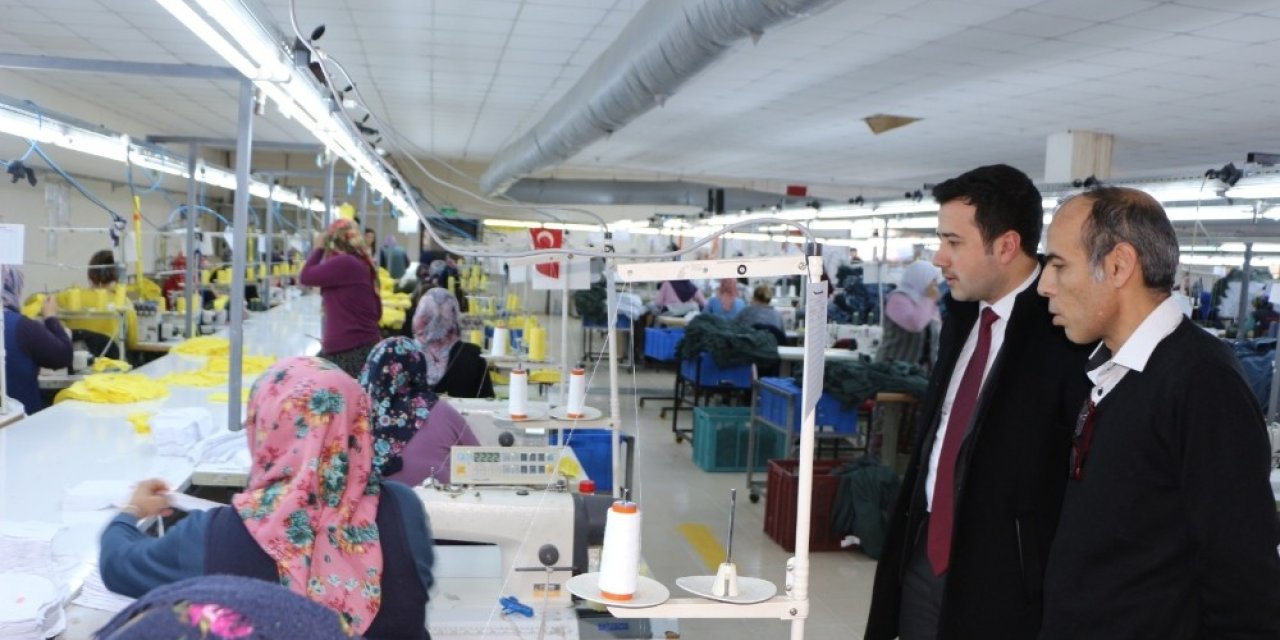 Kaymakam Fırat: "İstihdam sağlayanları destekliyoruz"