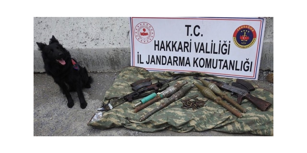 Çukurca’da silah ve mühimmat ele geçirildi