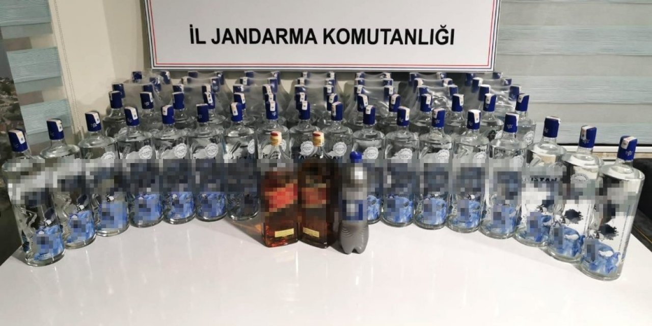 Side’de alkollü içecek çalan hırsızlara suçüstü