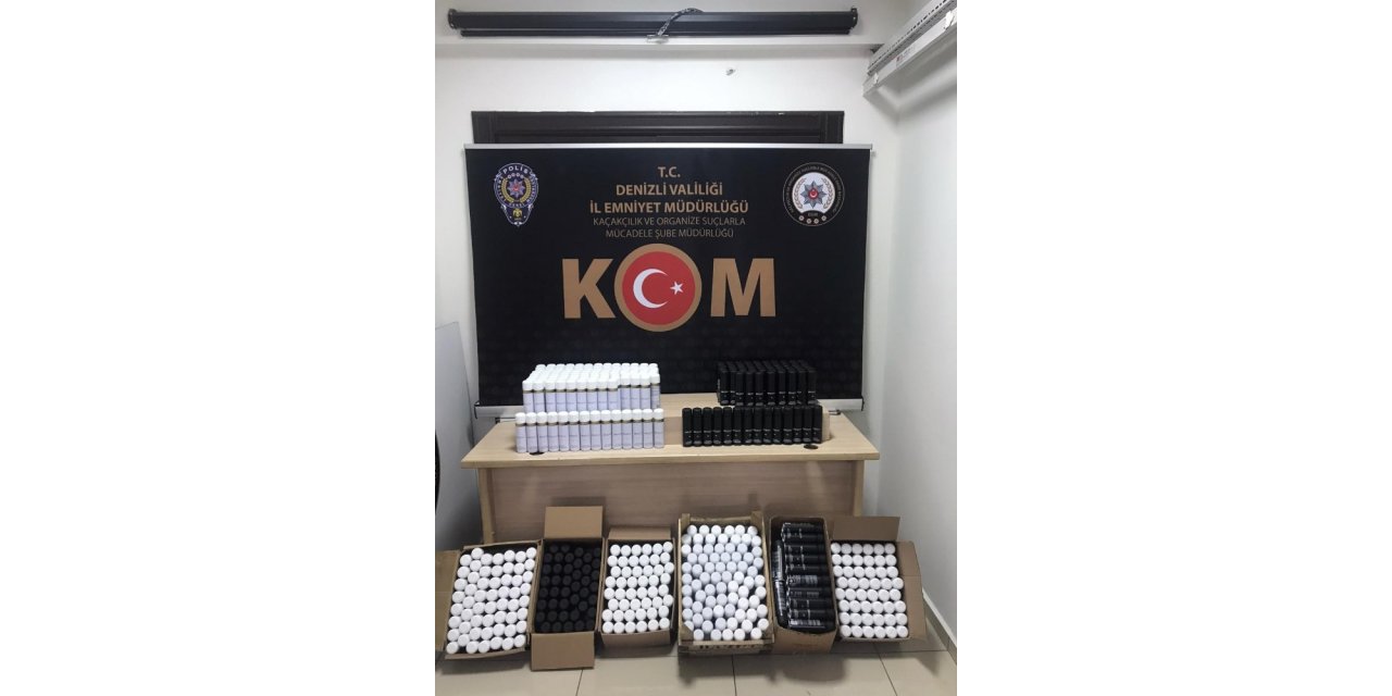 Polisten kaçak deodorant ve sahte alkol operasyonu