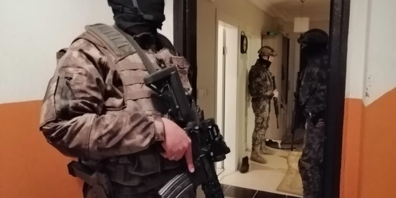 92 adrese eş zamanlı operasyon gerçekleştirildi