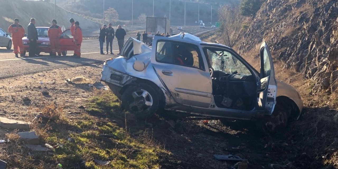 Ankara’da trafik kazası: 1 ölü, 1 yaralı