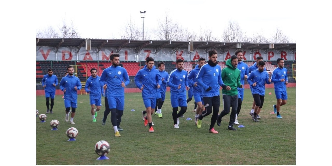 Karaköprü Belediyespor Tokatspor maçına hazırlanıyor