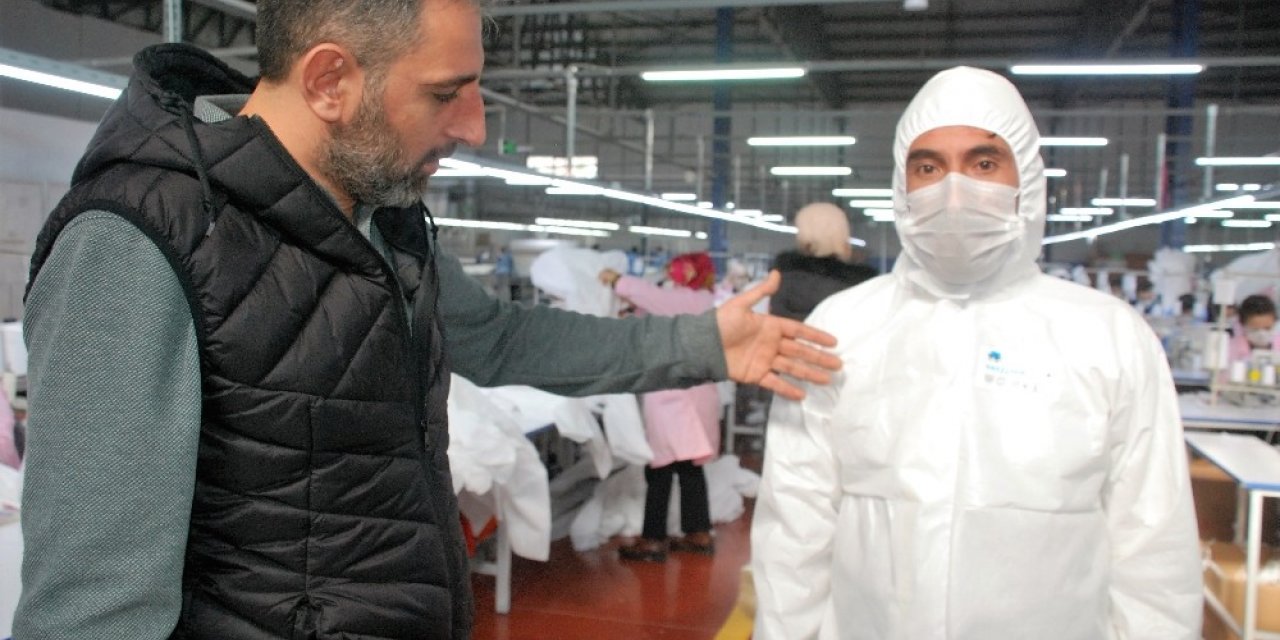 Türkiye’den dünyaya "Korona virüsü tulumu", siparişleri yetiştiremiyorlar