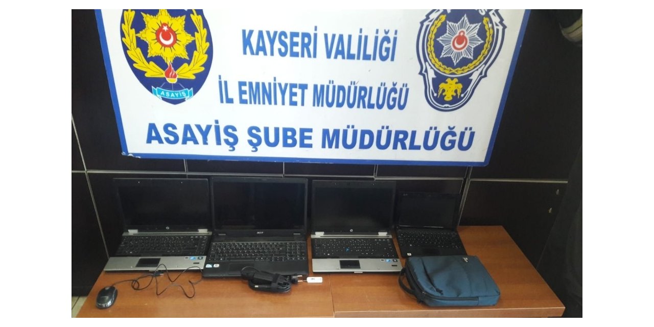 Okuldan bilgisayar çalan hırsızlar tutuklandı