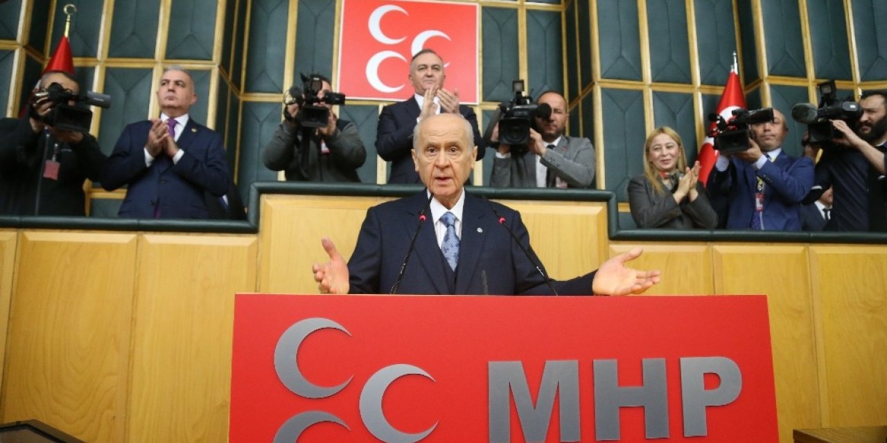 MHP lideri Bahçeli: "(İdlib) Bizim haklarımıza, egemenlik ilkelerimize, güvenlik ve bekamıza saldıran ve kumpas kuran hangi güç veya ülke olursa olsun karşı karşıya gelmemiz kaçınılmazdır" (2)