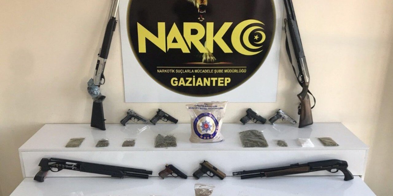 Gaziantep’te uyuşturucu operasyonu: 46 tutuklama