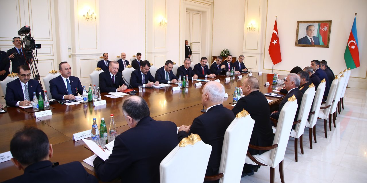 Türkiye-Azerbaycan Yüksek Düzeyli Stratejik İşbirliği Konseyi Toplantısı başladı