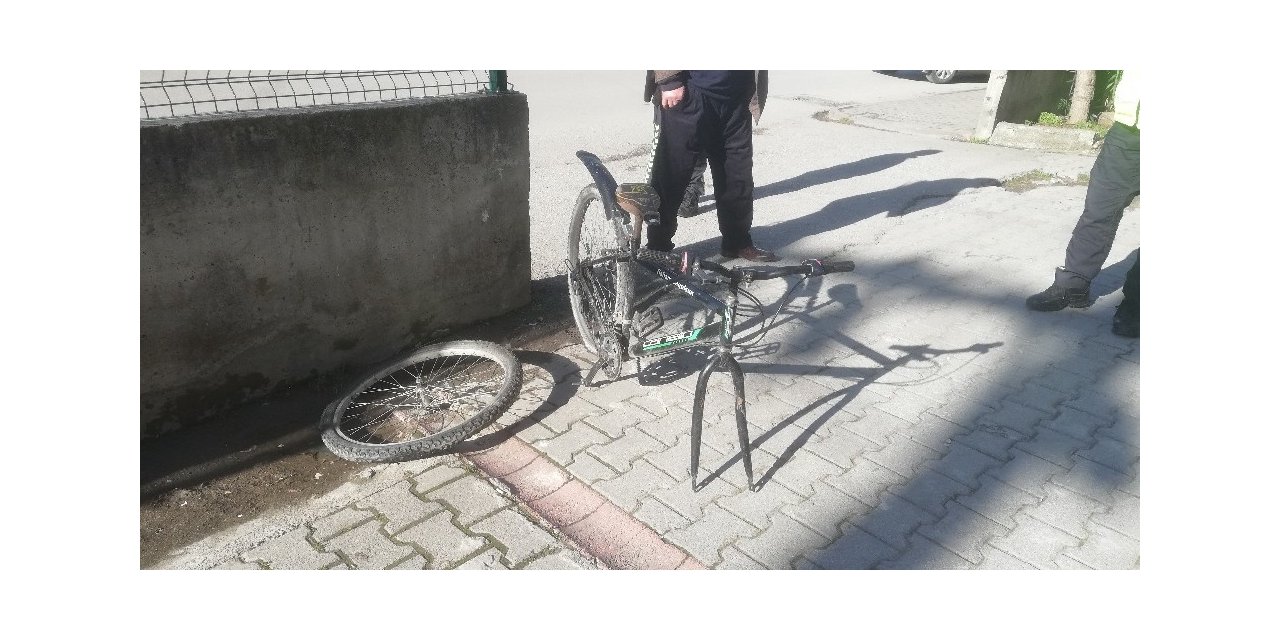 Otomobilin çarptığı bisikletli çocuk yaralandı