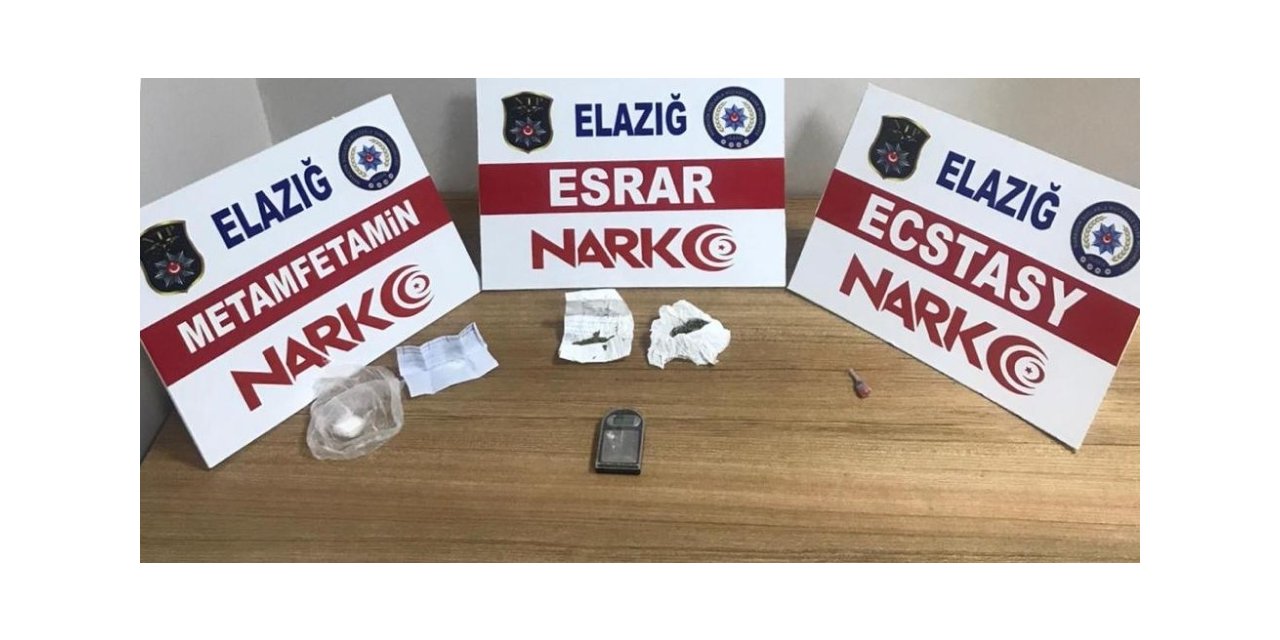 Elazığ’da uyuşturucu taciri 1 şüpheli tutuklandı