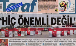 Taraf'tan şok manşet!