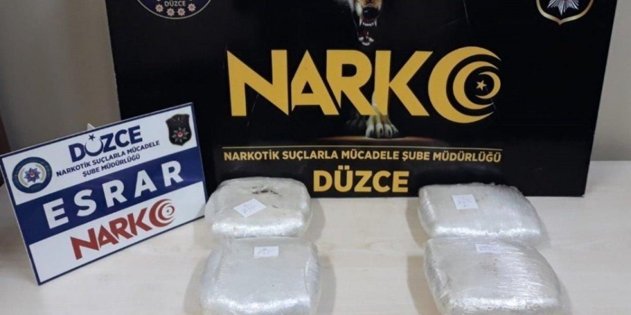Düzce’de uyuşturucu operasyonu