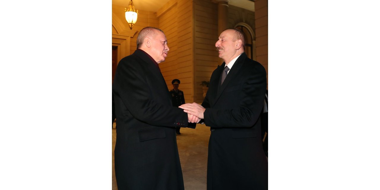 Erdoğan, Azerbaycan Cumhurbaşkanı Aliyev ile ortak basın toplantısında konuştu: