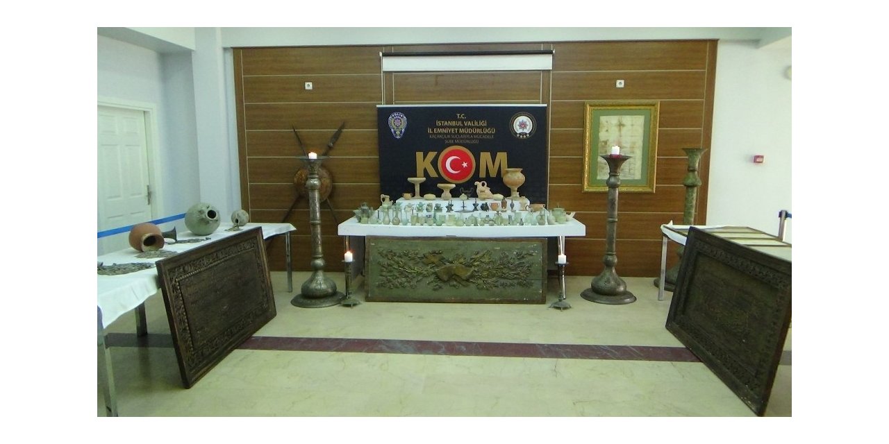 İstanbul’da tarihi eser operasyonları: 3 bin 718 parça eser ele geçirildi