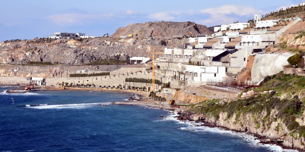 Bodrum'da "kaçak yapı" ile mücadele hassasiyeti fotoğraflandı