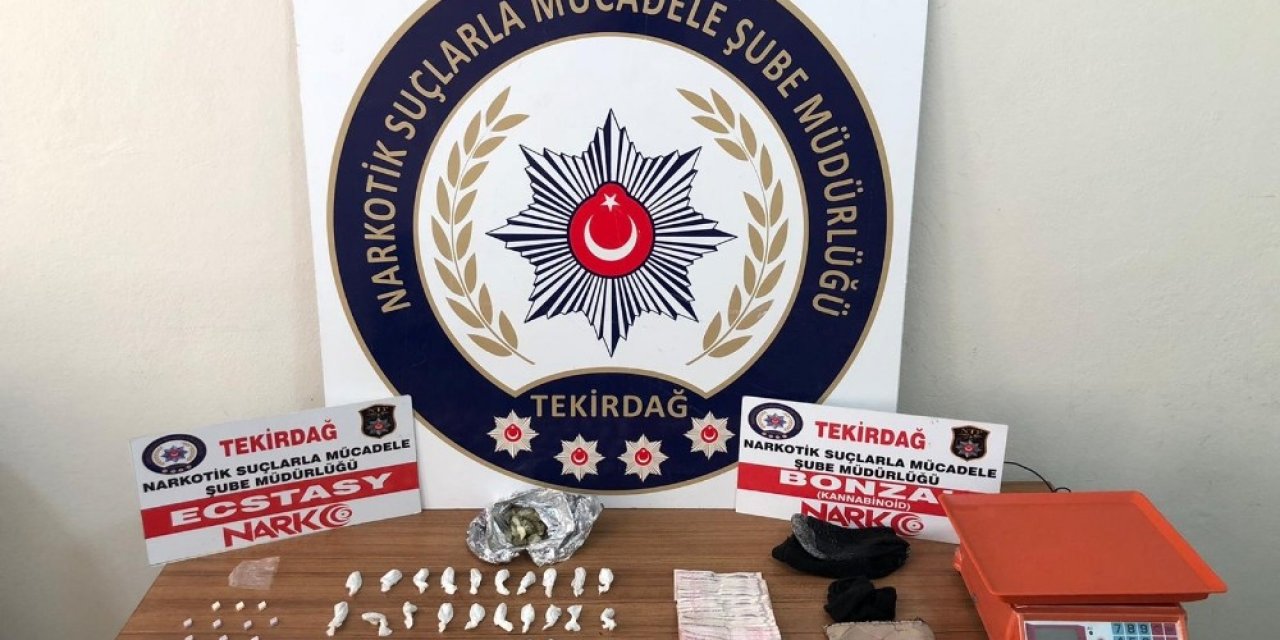 Tekirdağ’da uyuşturucu operasyonu: 1 kadın gözaltına alındı