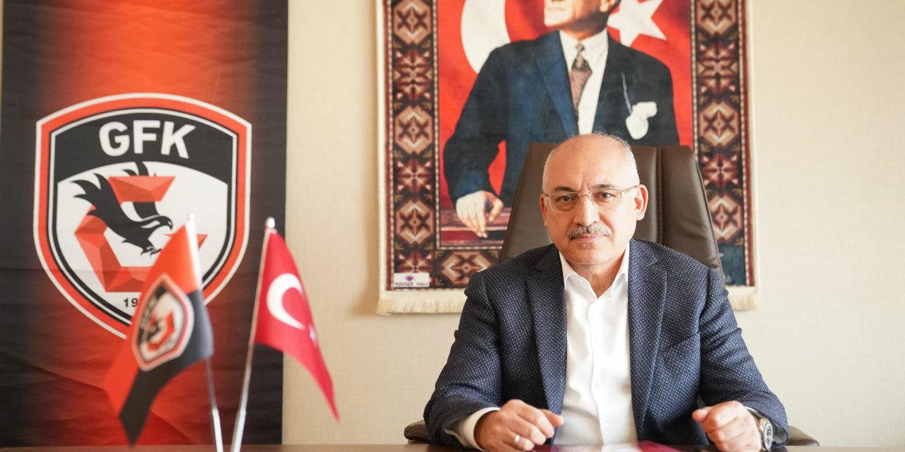 Gaziantep Futbol Kulübü Başkanı Büyükekşi, takımından memnun: