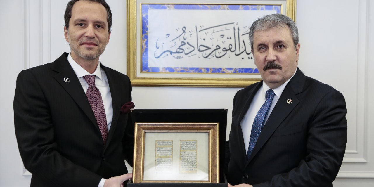 BBP Genel Başkanı Destici'den, Fatih Erbakan'a ziyaret