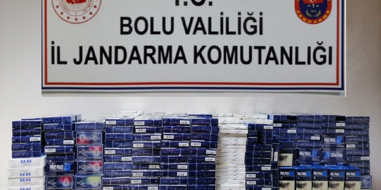 Bolu’da 14 kişi kaçak sigara ile yakalandı