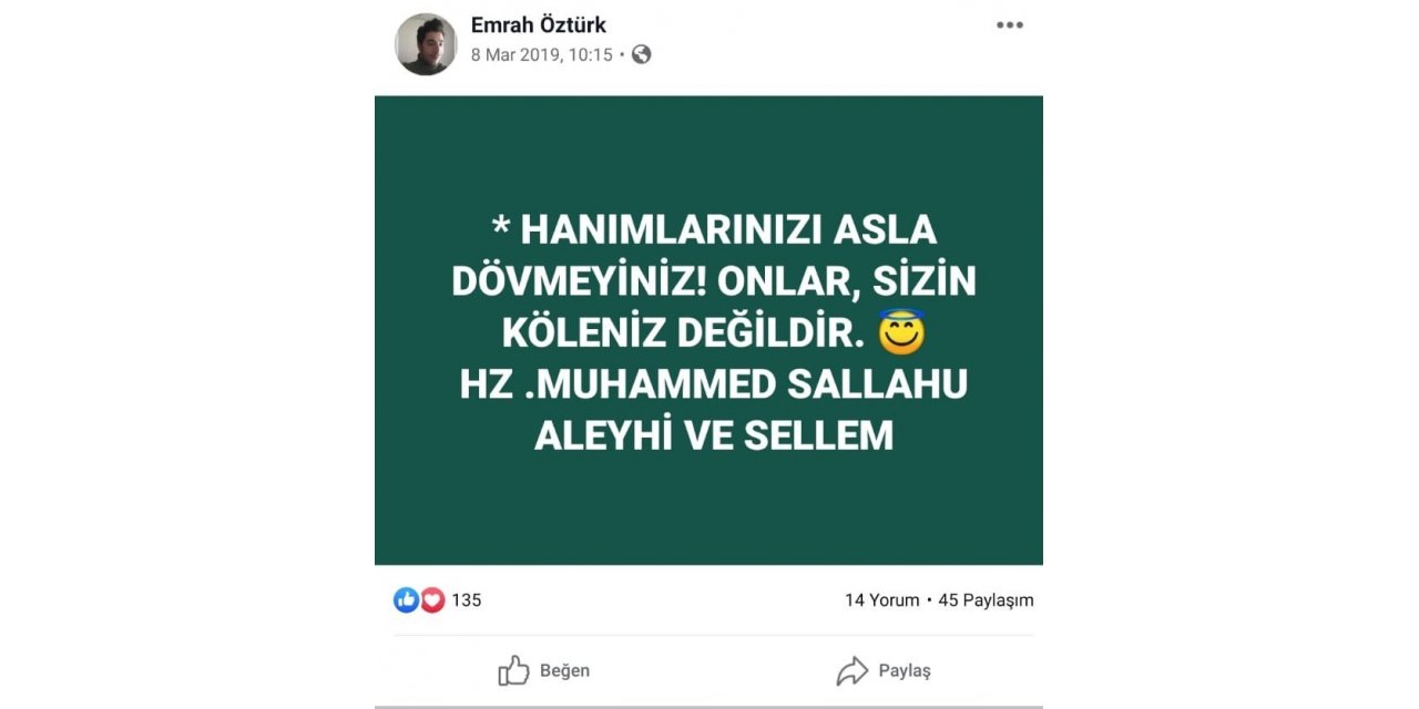 Nişanlısı tarafından öldürülen Emrah Öztürk’ün paylaşımı yürekleri dağladı