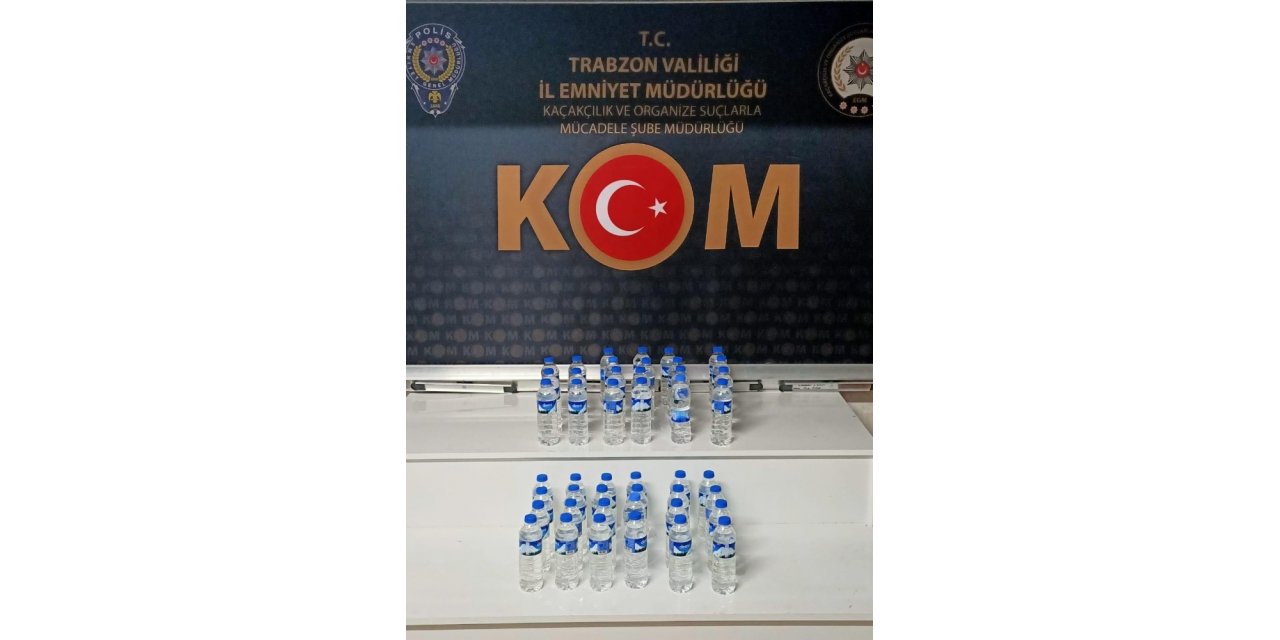 Pet şişelere alkollü içki doldurup satmaya çalışan şahıs tutuklandı