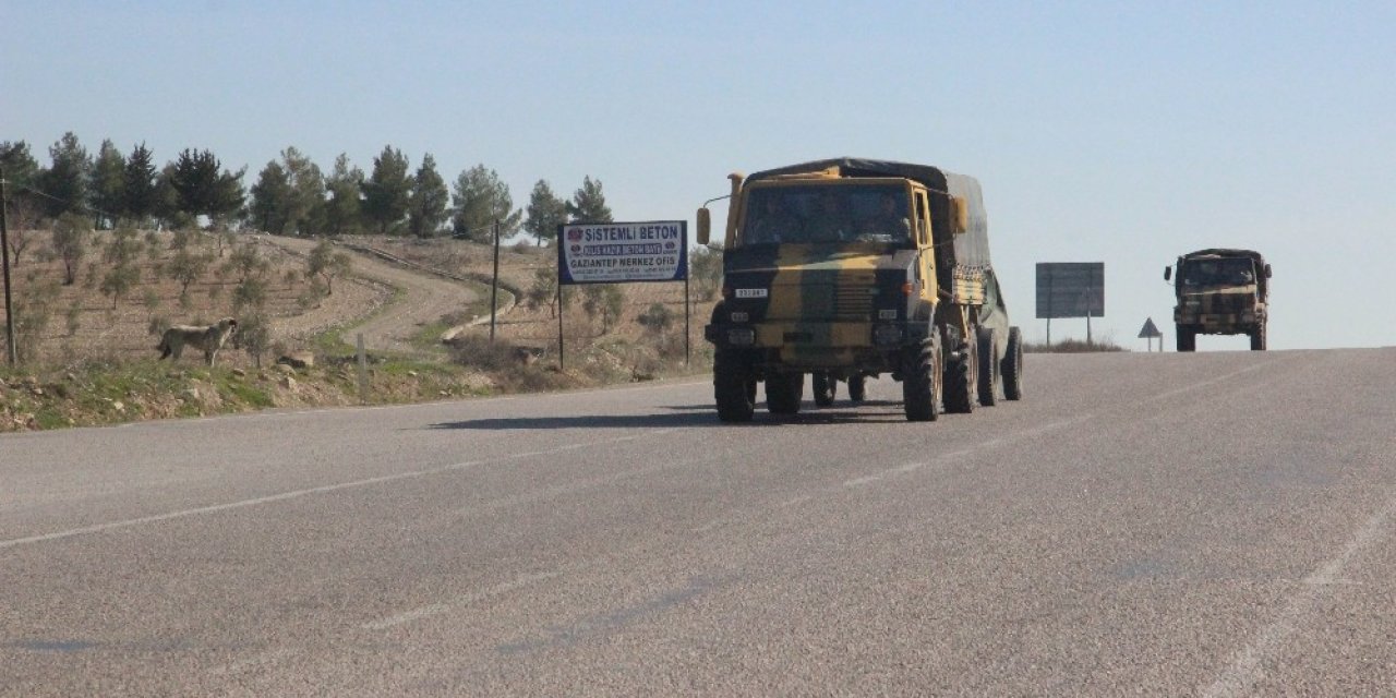 Suriye sınırına askeri sevkıyat