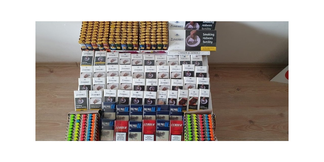 Çrum polisinden kaçak sigara operasyonu