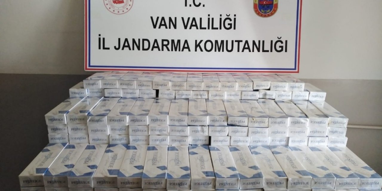 Çaldıran’da 3 bin 500 paket kaçak sigara ele geçirildi