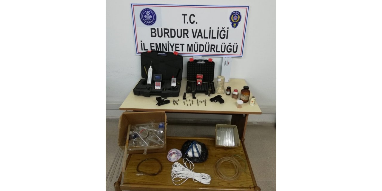 Burdur’da kaçak tarihi eser operasyonu