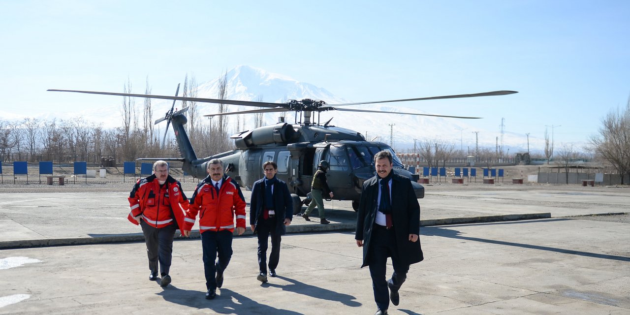 Sağlık Bakanı Fahrettin Koca, Dilucu Sınır Kapısı'nı ziyaret etti