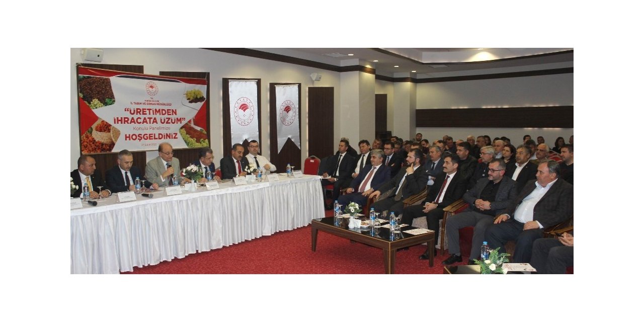 Manisa’da ’Üretimden ihracata üzüm’ konuşuldu
