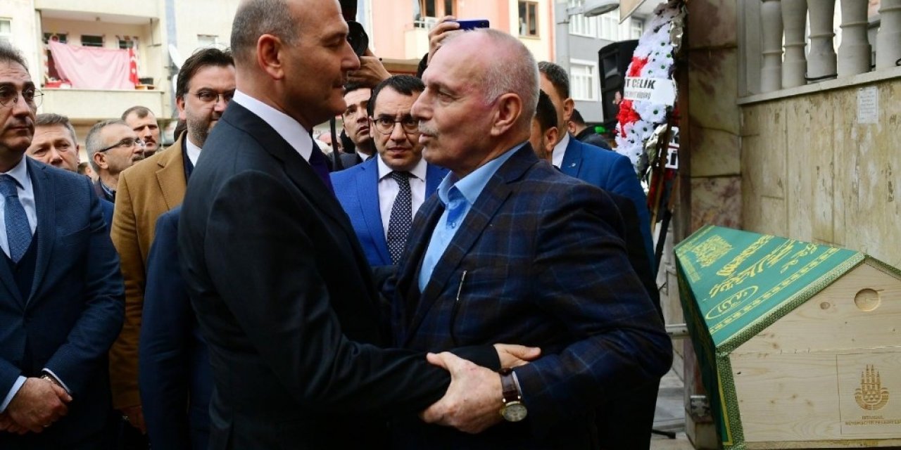 Bakan Soylu, Trabzon’da cenaze namazına katıldı