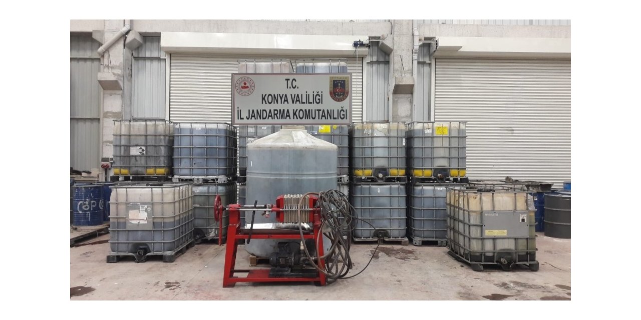 Konya’da kaçak akaryakıt operasyonu