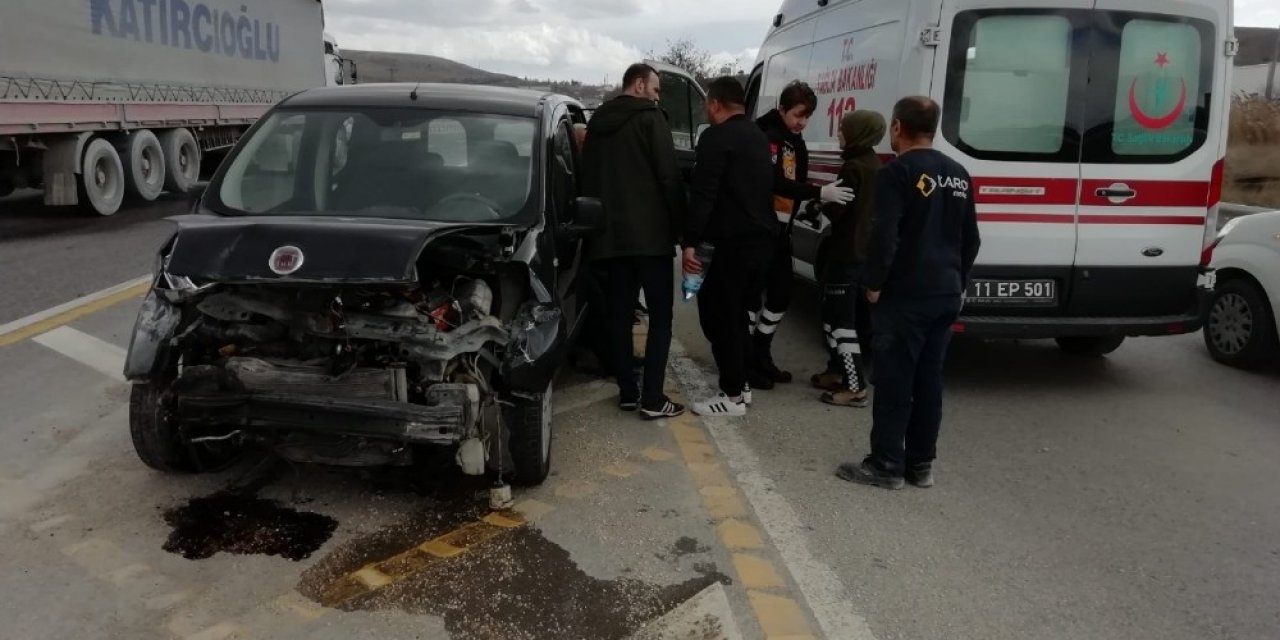 Bilecik’te yaşana trafik kazasında 1 kişi yaralandı