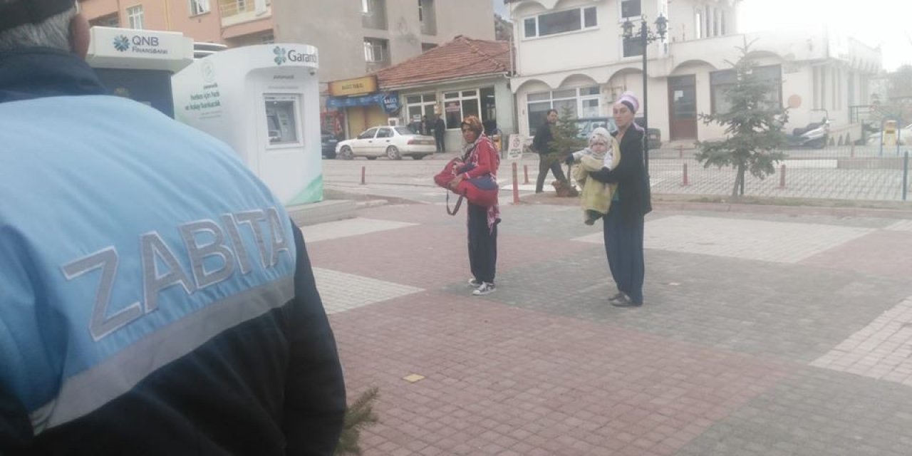 İlçe dışından gelen dilencilere zabıta müdahale etti