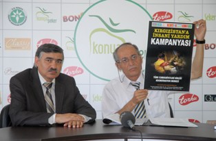 Kırgızistan'a yardım kampanyası